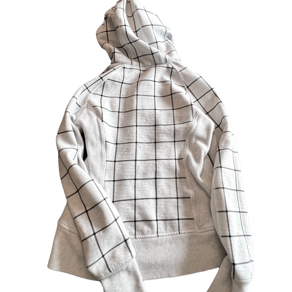 COPY - *RARE* lululemon Scuba Hoodie II size 6 heathered white black - Picture 10 of 14